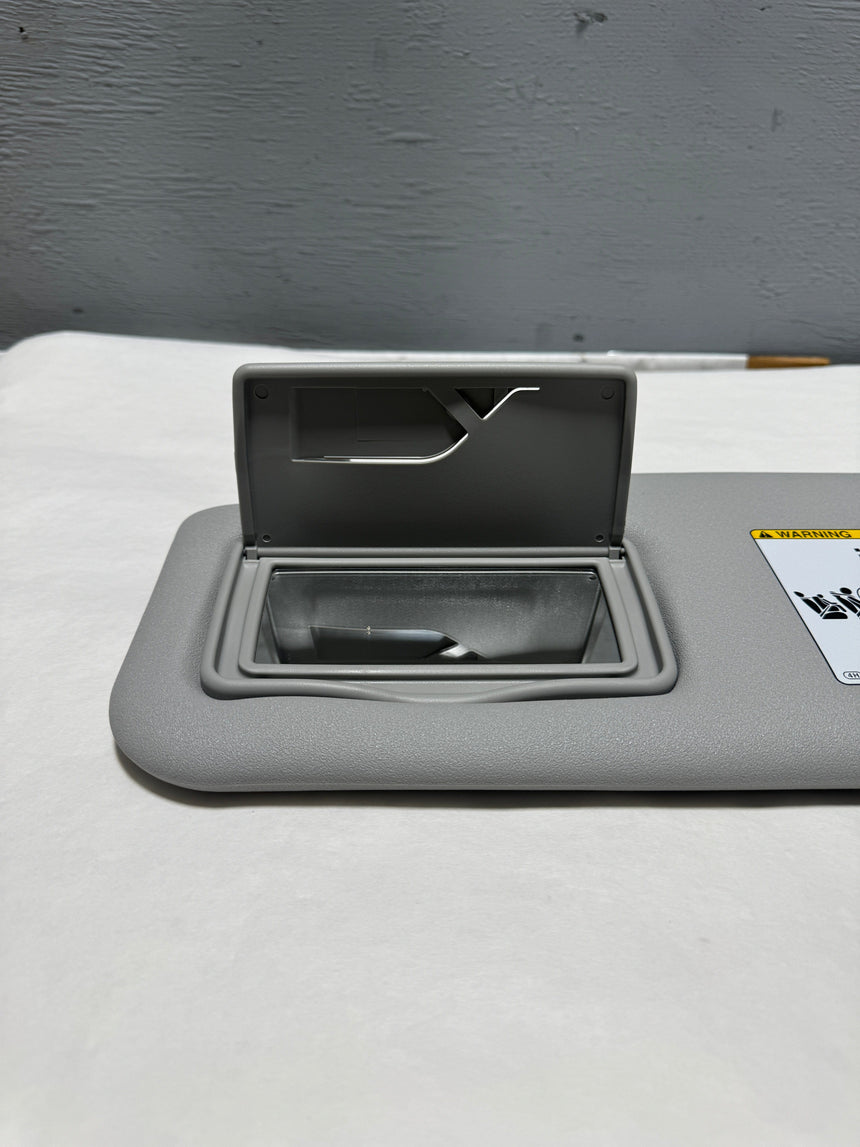 2010-2014 Toyota Fj Cruiser Driver Side Sun visor With Mirror Gray OEM