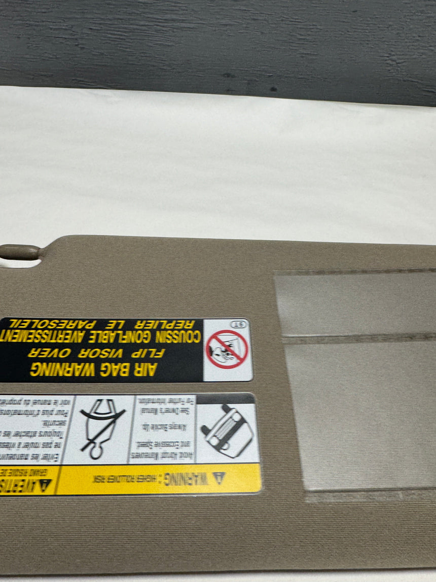 2010-2024 Toyota 4Runner Driver Side Sun Visor Sand Beige Color OEM Genuine