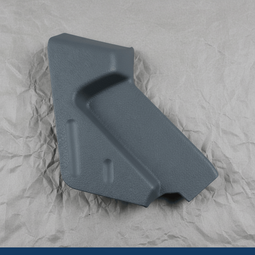 2011-2014 Ford F-150 Driver Side Seat Valance Panel Anchor Cover Gray OEM