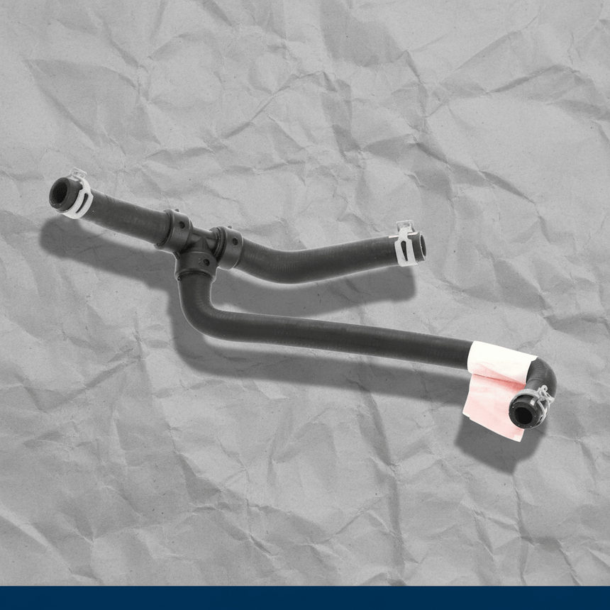 2011-2014 Ford Mustang Overflow Hose Attaches to Heater Core Genuine OEM