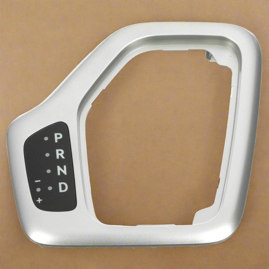 2014-2018 Jeep Cherokee Auto Trans Console Silver Shifter Bezel Trim