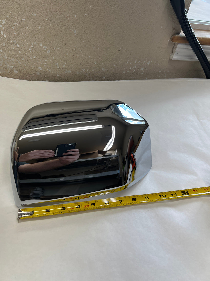 2015-2020 Ford F-150 Driver Side Pwr Fold Fold Mirror Upper Chrome Back Cover OEM