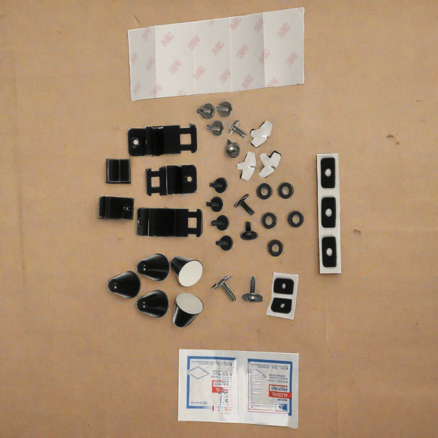 2015-2020 Ford F-150 Hood Bug Deflector Guard Shield Mounting Hardware Kit OEM Bug Shield Not Included