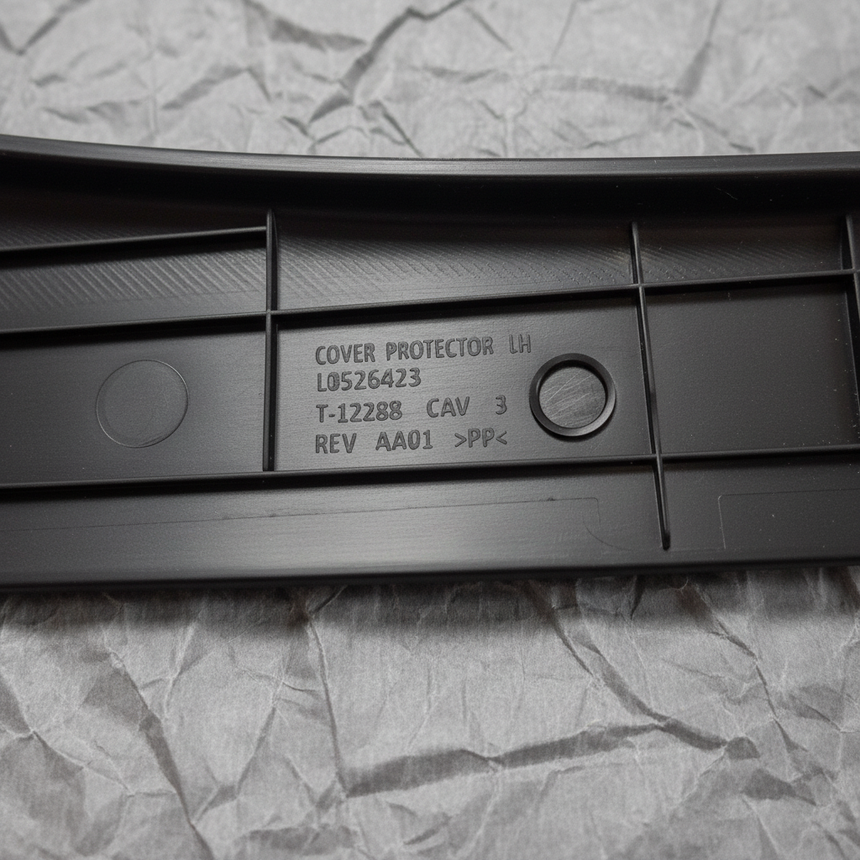 2015-2020 Tahoe Yukon Driver Seat Finish Panel Trim BlackHeated W/o Massage