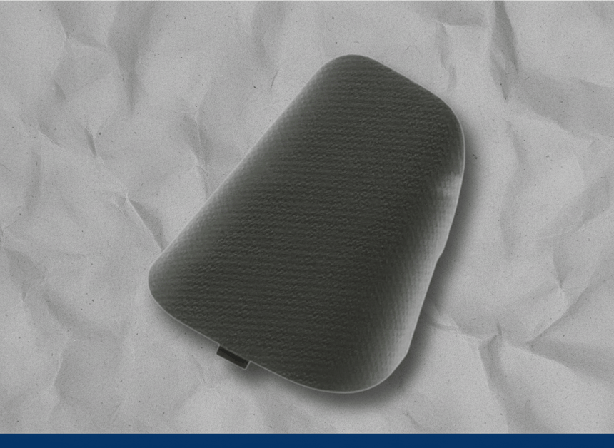 2015-2022 Ford F-250 Super Duty Windshield Pillar Trim Cap Gray Passenger Side Genuine OEM