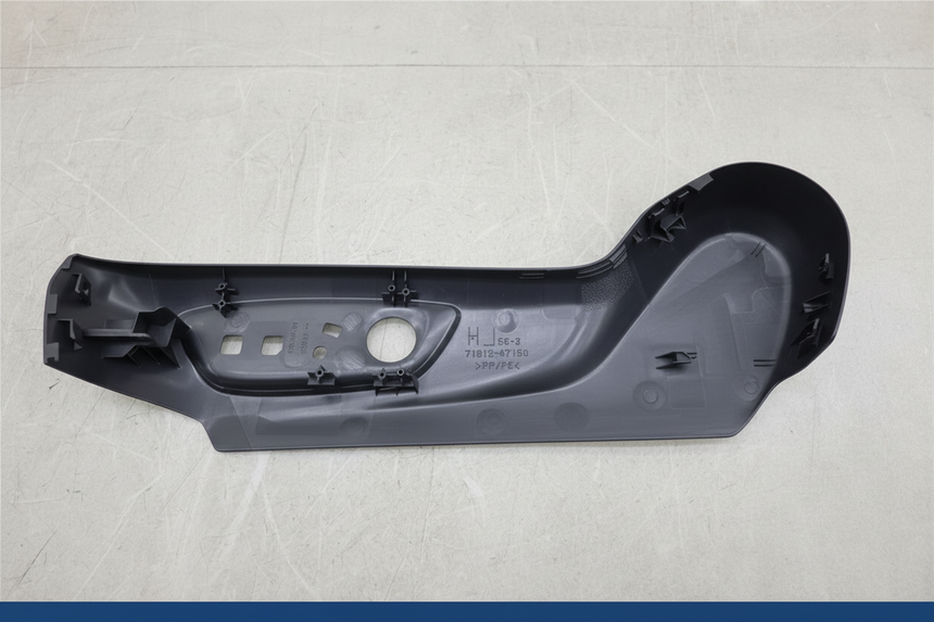 2016-2020 Toyota Prius Front Driver Side Outer Seat Side Trim Black OEM