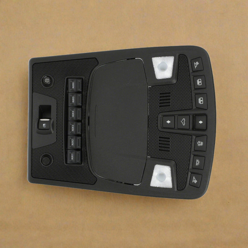 2017-2018 Ford Raptor Ebony Overhead Console With Upfitter Switches OEM