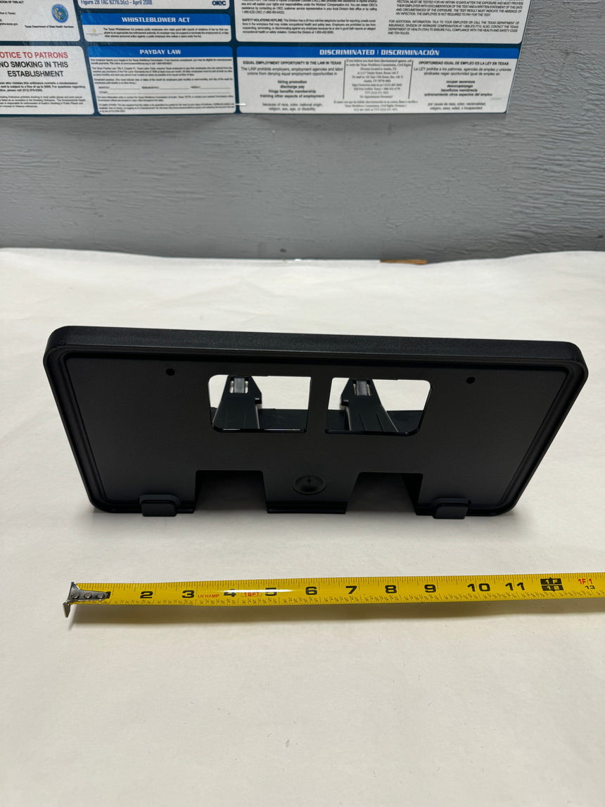 2017-2019 Ford F-350 Dually 4WD Front Bumper License Plate Bracket - No Hardware
