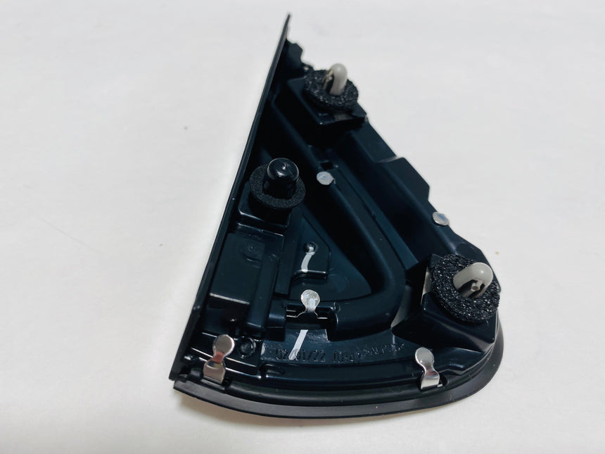 2017-2020 Honda CR-V Passenger Side Front Door Pillar Corner Molding Black / Chrome
