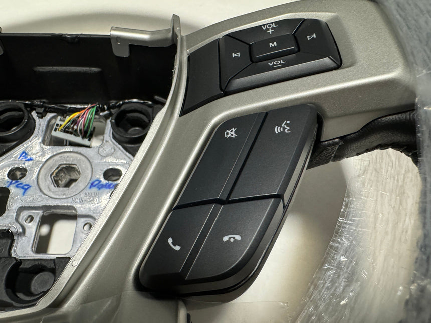 2017-2022 Ford F-250 F-350 Leather Steering Wheel - No Heat, Adaptive Cruise or Active Steering