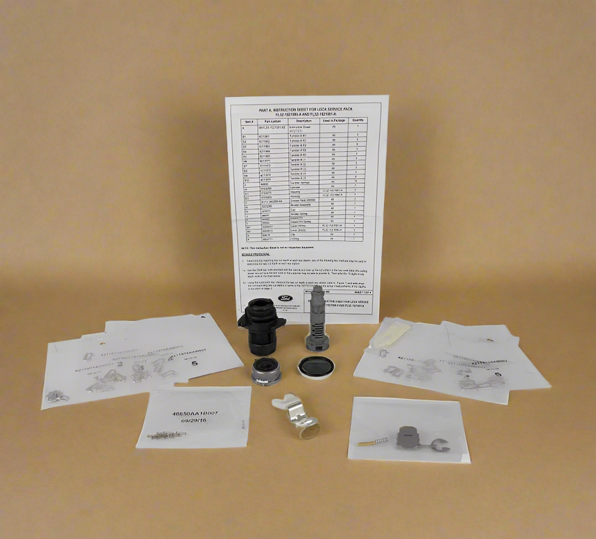 2017-2022 Ford F-250 F-350 W Power Locks Driver Door Lock Cylinder Rebuild Kit OEM