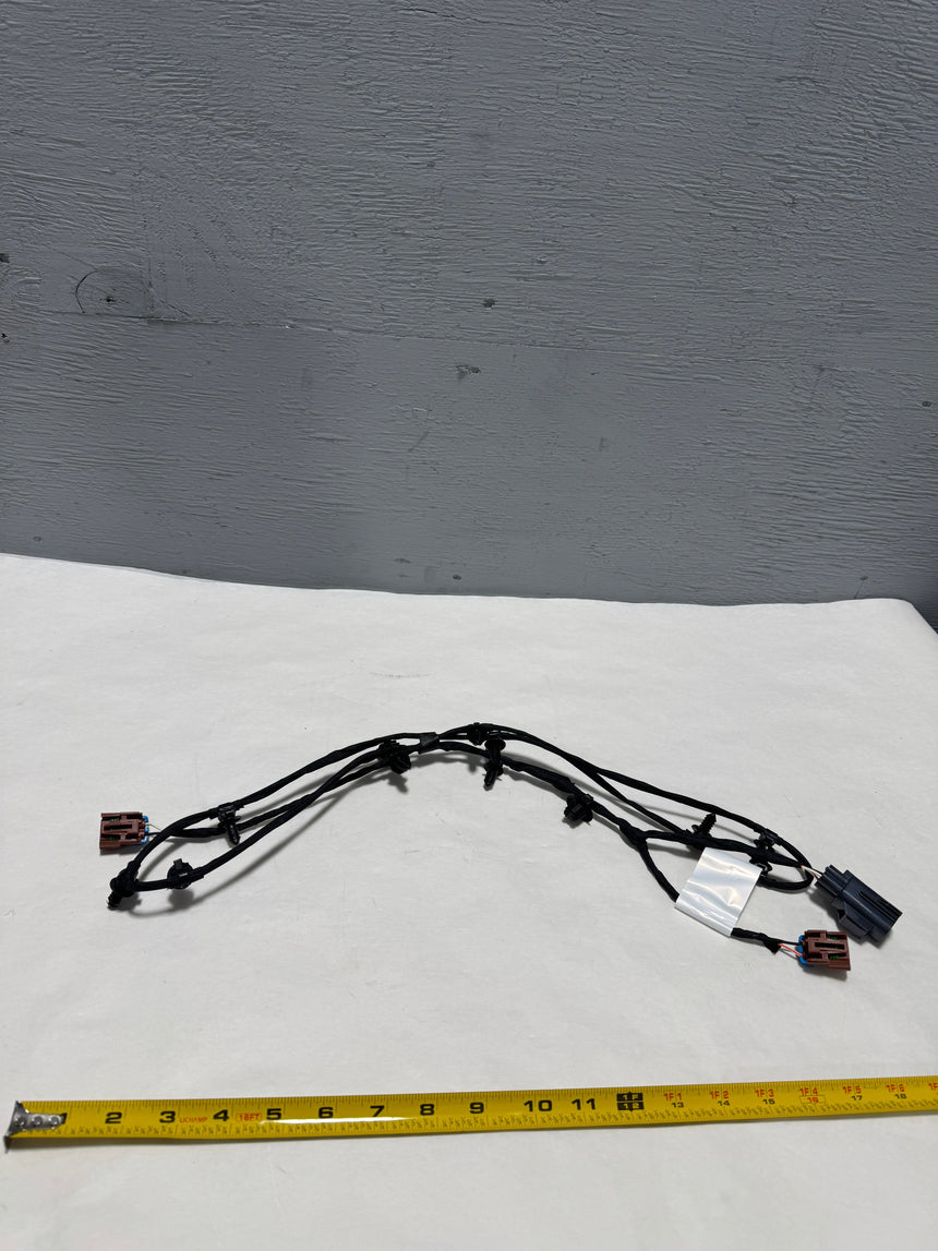 2018-2023 Jeep Wrangler Front Molded Black Bumper LED Fog Light Wiring Harness OEM