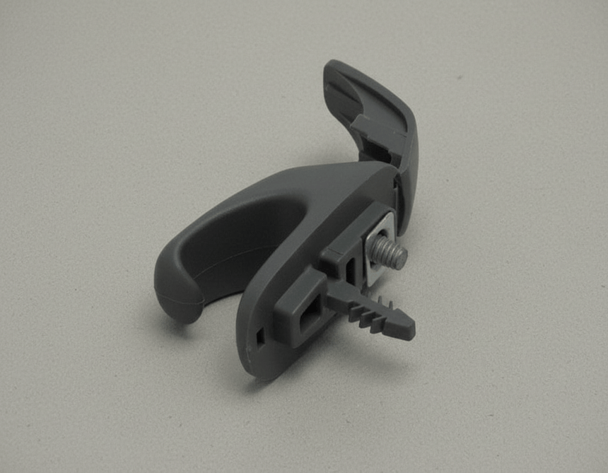 2019-2025 Chevrolet Silverado GMC Sierra Dark Grey Coat Hook Clip Genuine OEM