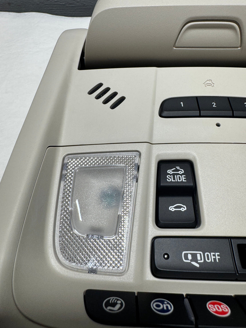 2020-2023 GMC Acadia Beige Overhead Console For Sunroof Equipped OEM