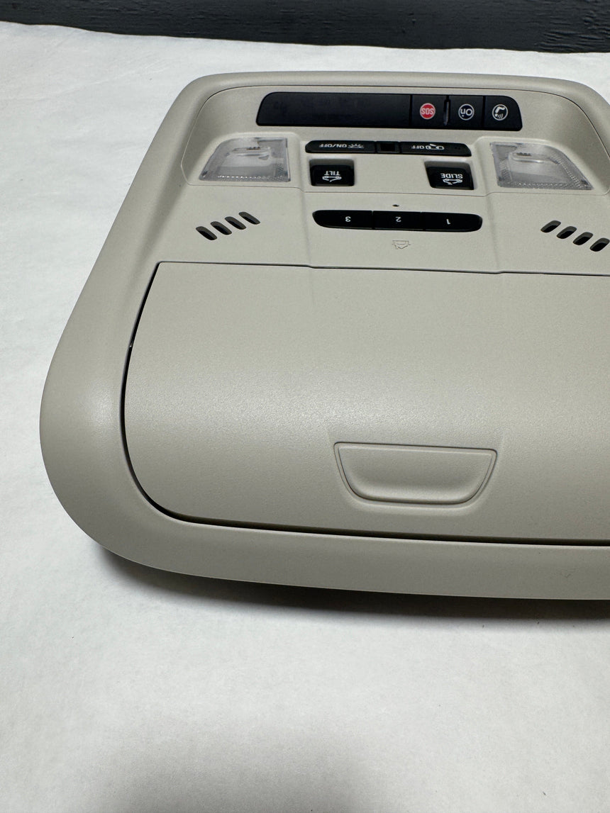 2020-2023 GMC Acadia Beige Overhead Console For Sunroof Equipped OEM