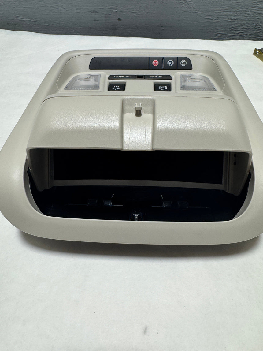 2020-2023 GMC Acadia Beige Overhead Console For Sunroof Equipped OEM