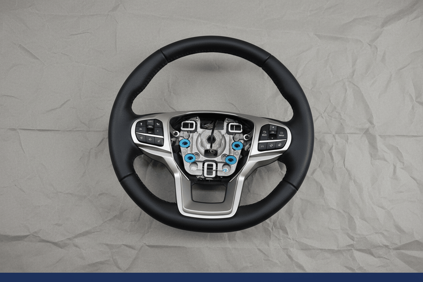 2021-2024 Ford Explorer Limited Steering Wheel Black Heated Genuine OEM