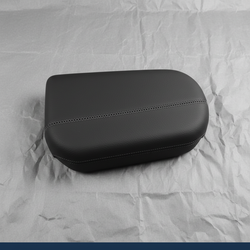 2021-2024 Suburban/Tahoe/Yukon Power Sliding Center Armrest Black Leather OEM