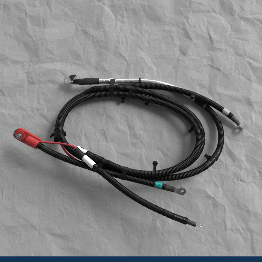 2021-2025 Chevrolet Express GMC Savana 6.6L Gas Battery Positive Cable OEM