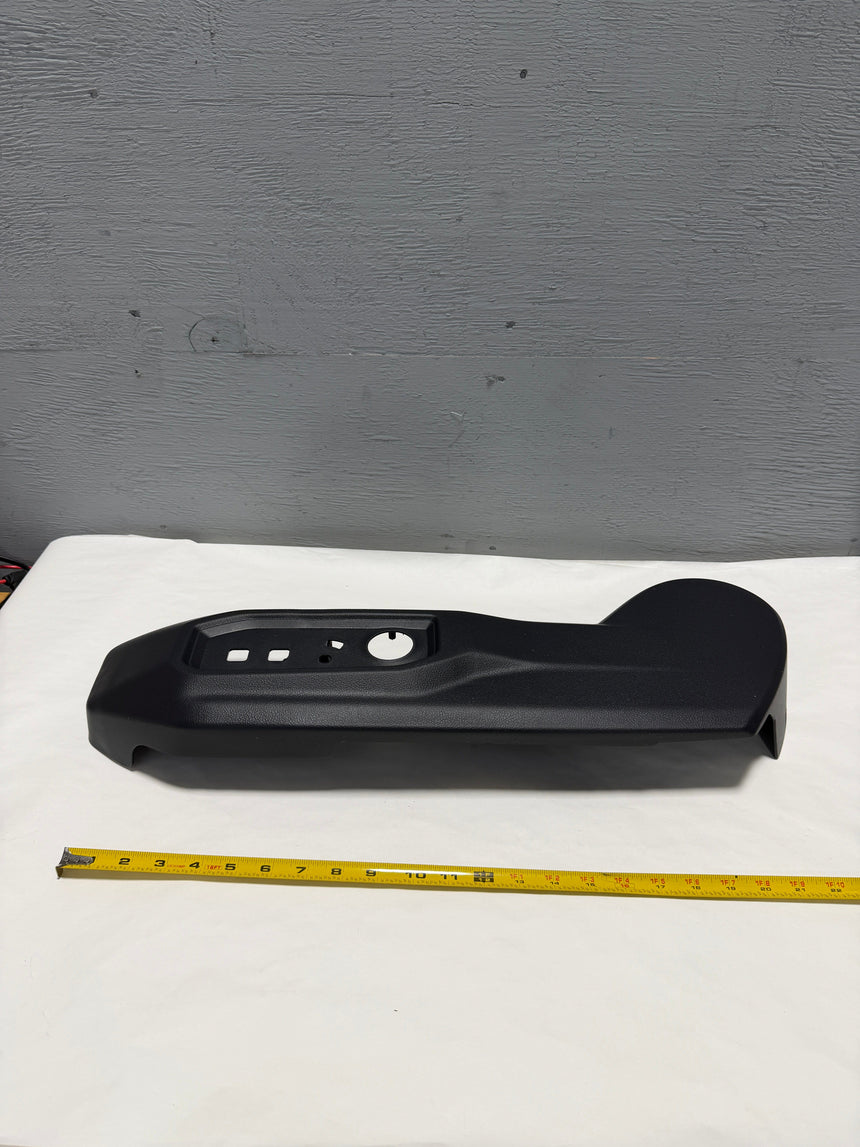 2023-2026 Toyota Tundra Driver Power Seat Side Shield Trim Black - No Lumbar