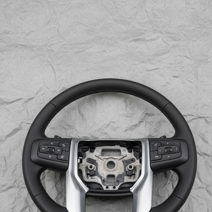 2022-2025 Sierra 1500 OEM Black Steering Wheel SLE SLT Elevation