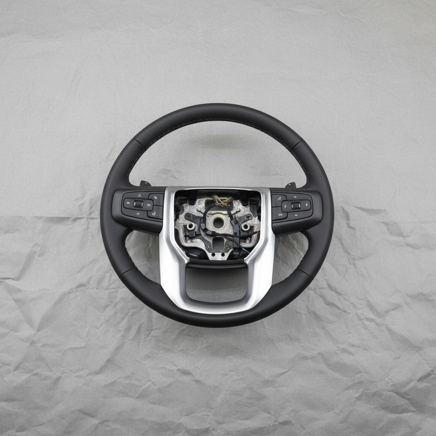 2022-2025 Sierra 1500 OEM Black Steering Wheel SLE SLT Elevation