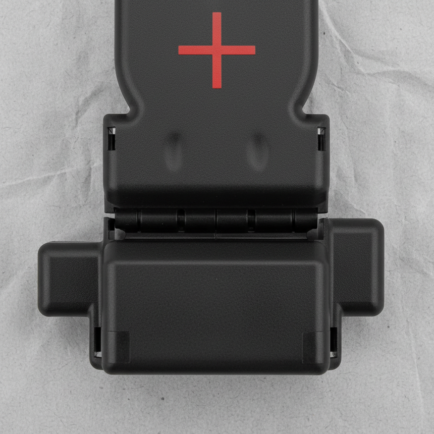 2005-2024 Nissan Frontier Armada Titan Xterra Positive Battery Terminal Cover OEM - Center Detail