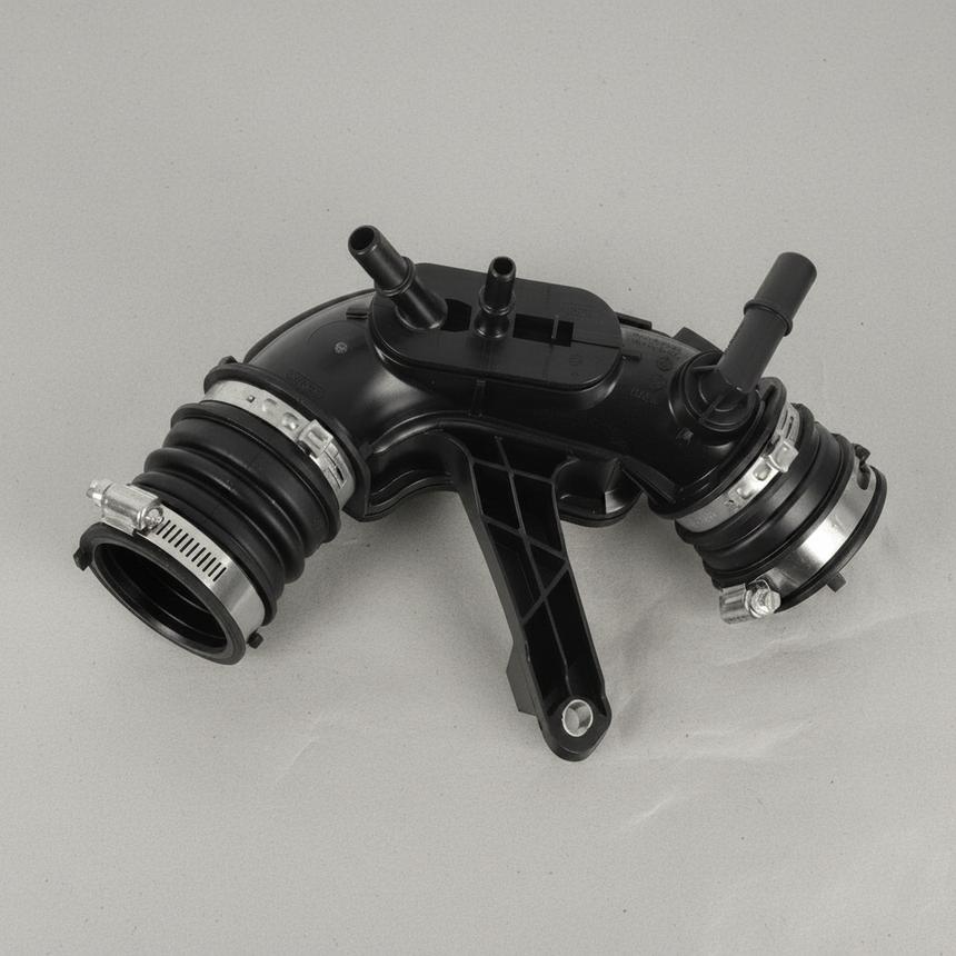 2021-2025 Ford Bronco Ranger 2.7L Air Intake Hose Genuine OEM - Center Detail