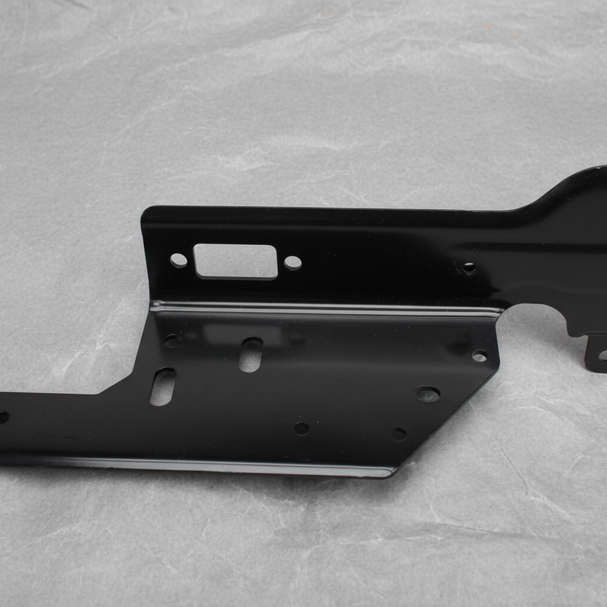 Ford Super Duty OEM Passenger Side Rear Bumper Bracket - Top Detail