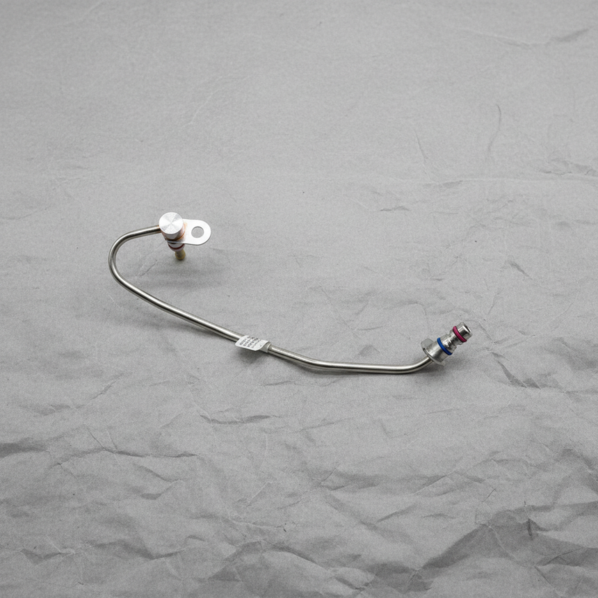 2020-2024 Ford Explorer Aviator Turbocharger Oil Feed Line Passenger OEM - Full View 2