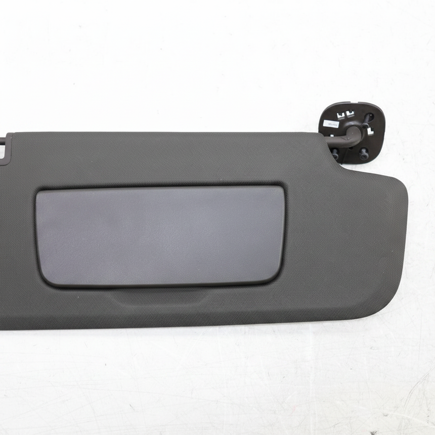 2019 Silverado Sierra 1500 Double Cab OEM Passenger Side Dark Atmosphere Sun Visor Macro Crop 2
