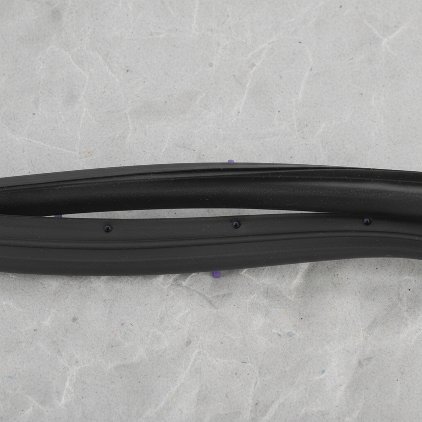 2019-2025 Nissan Altima Rear Passenger Side Door Weatherstrip Genuine OEM - Middle Detail