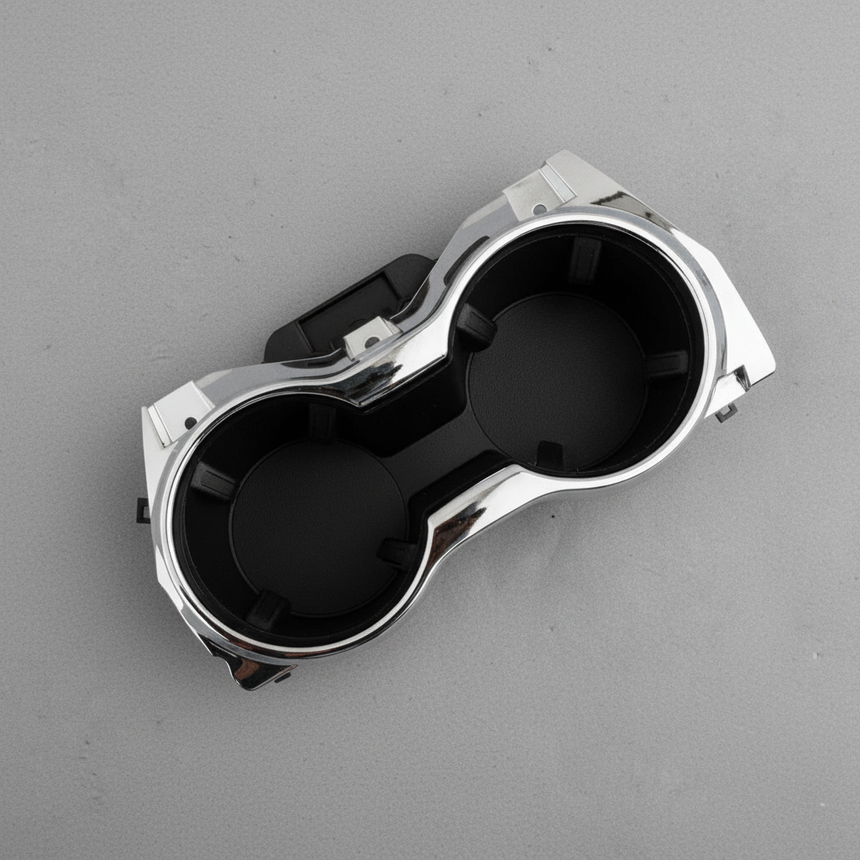 2015-2023 Ford Mustang Genuine OEM Cup Holder With Ambient Light - Full View