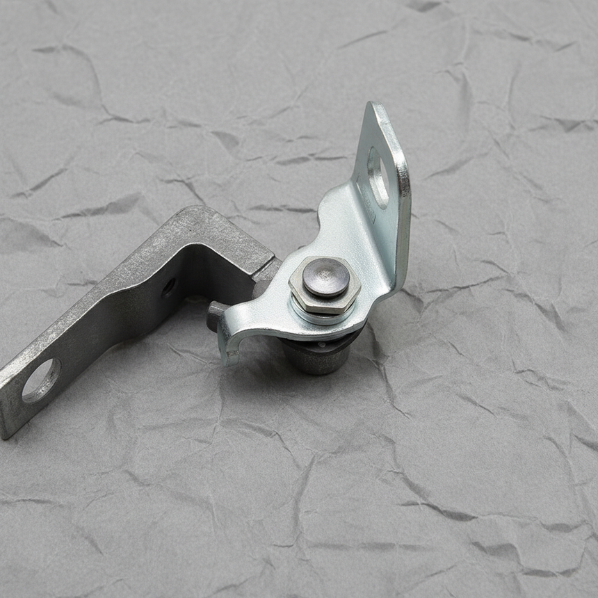 Ford OEM Driver Side Rear Lower Door Hinge - Middle Detail