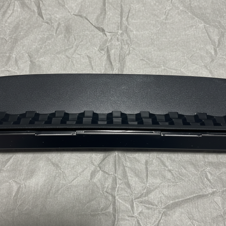 2020-2026 Jeep Gladiator Wrangler OEM Hood Scoop Vent Bezel Black - Middle Macro