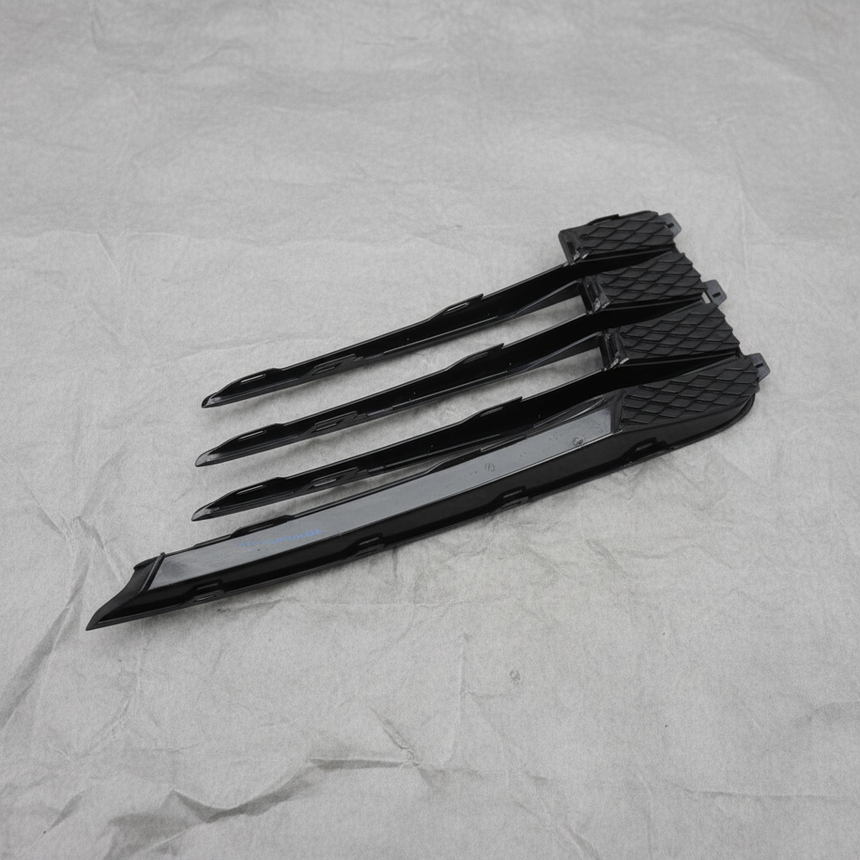 2015-2017 Volkswagen GTI Passenger Side Front Bumper Outer Grille OEM - Full View 2