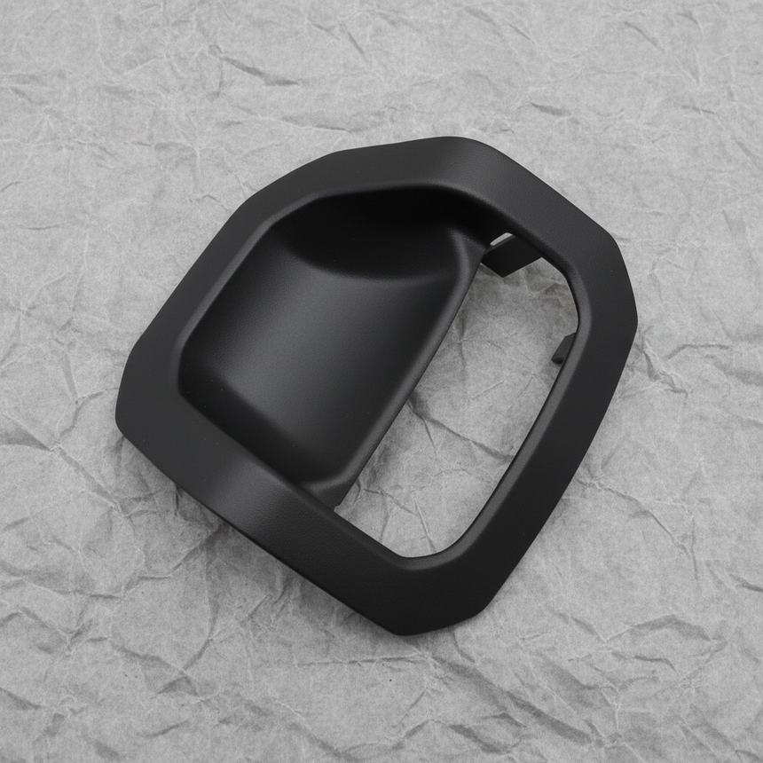 2018-2026 Jeep Wrangler OEM Driver Side Seat Back Release Bezel Leather - Full View
