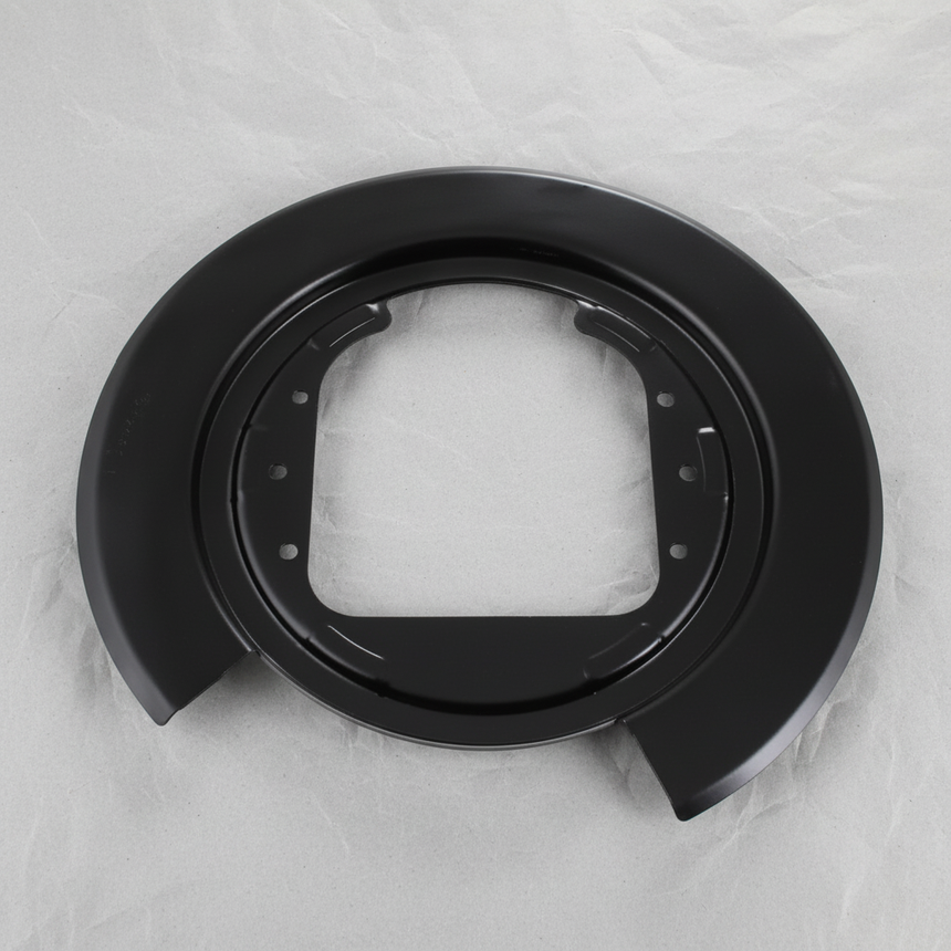 2004-2015 Nissan Titan Driver Side Rear Brake Backing Plate Genuine OEM - Middle Detail 2
