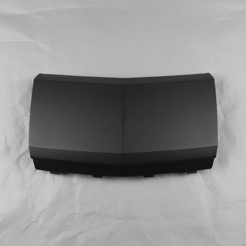 Genuine GM OEM Rear Bumper Fascia Trailer Hitch Access Hole Cover Unpainted - Full View