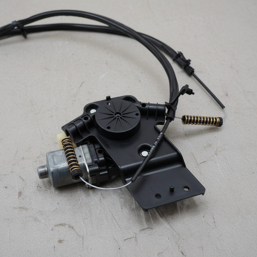 2015-2025 Ford F-150 F-250 F-350 OEM Rear Power Sliding Glass Motor - Middle Detail