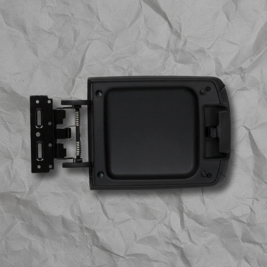 2020-2025 Kia Telluride Black Front Console Lower Armrest Door OEM - Full View 2
