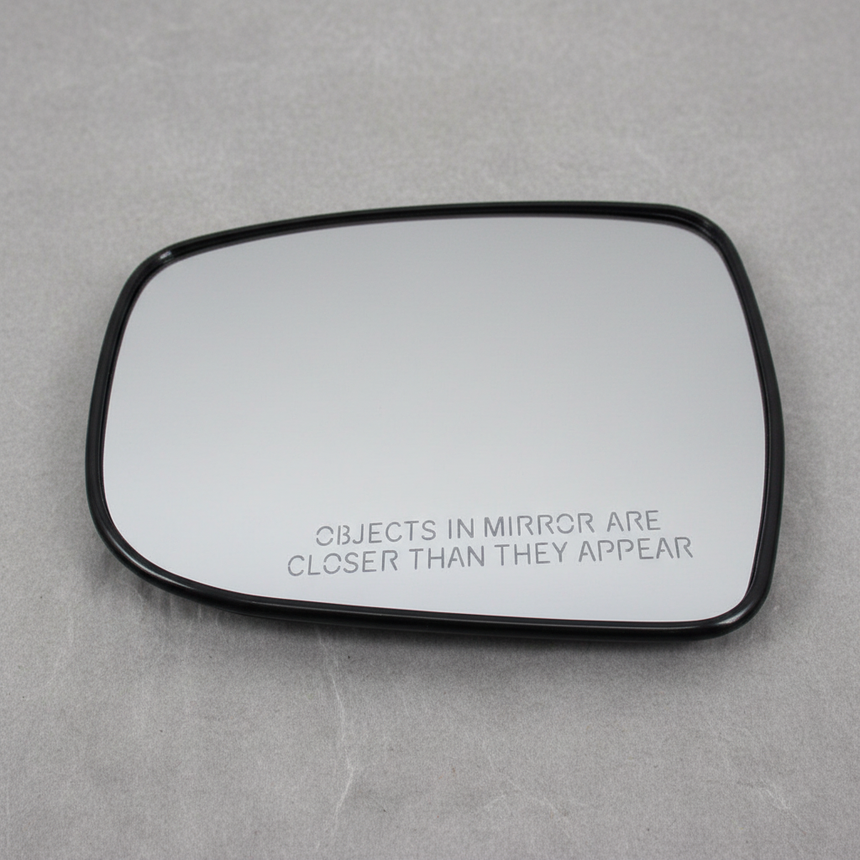 2017-2023 Nissan Rogue Sport Qashqai OEM Passenger Side Mirror Glass No Heat - Middle Detail