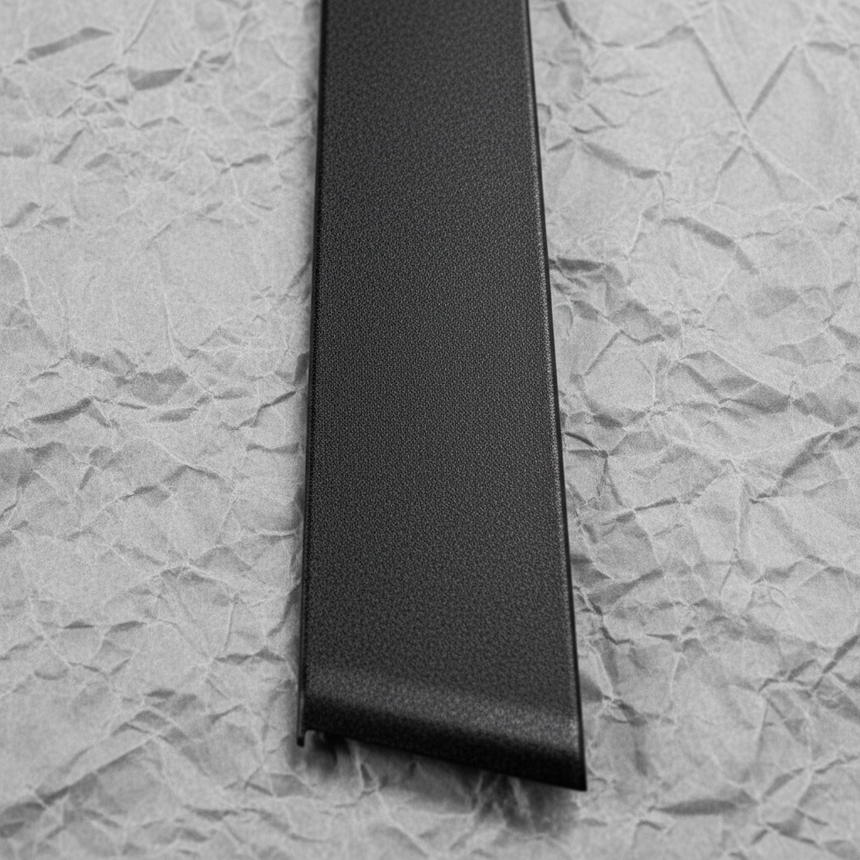 Genuine Nissan OEM Passenger Side Front Door Applique Trim Without Super Black - Middle Detail 1