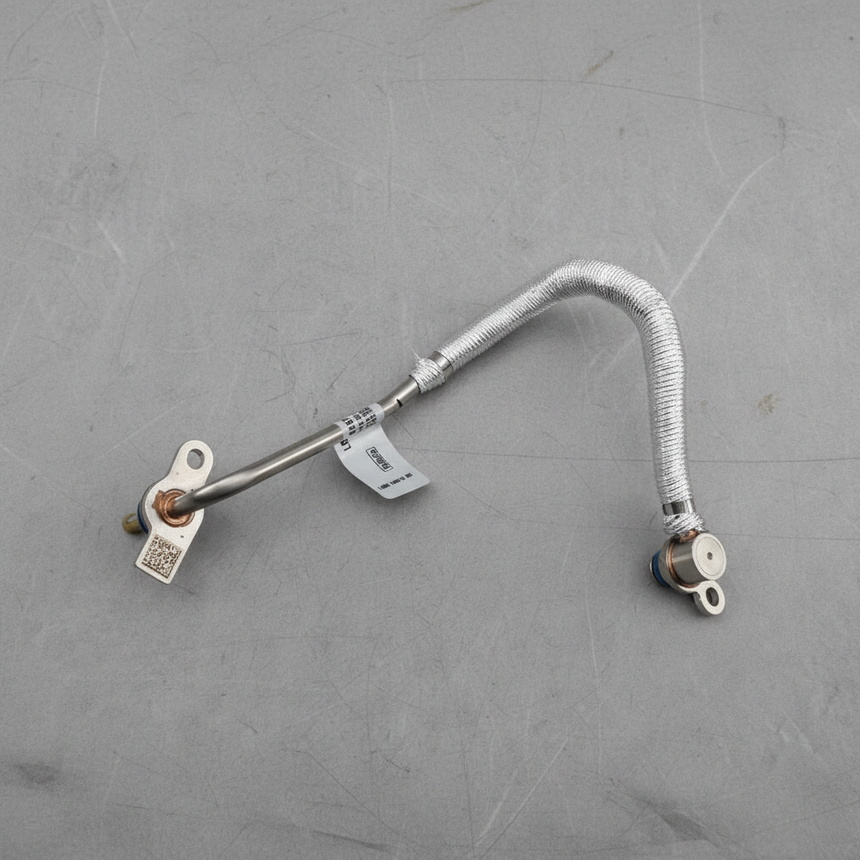 2019-2025 Ford Bronco Explorer Ranger OEM Turbocharger Oil Inlet Line 2.3L - Full View