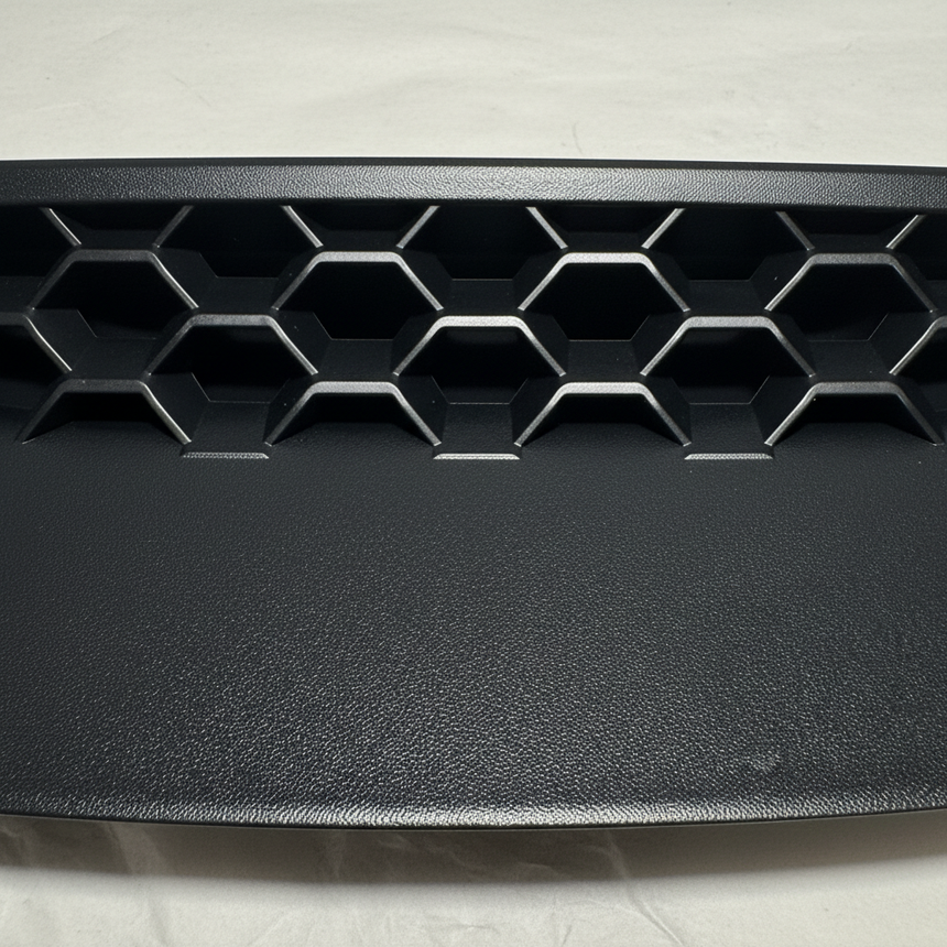 2020-2026 Jeep Gladiator Wrangler OEM Hood Scoop Vent Bezel Black - Middle Macro