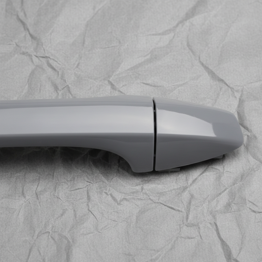 2021-2025 Kia K5 Rear Passenger Side Exterior Door Handle Unpainted OEM - Bottom Detail