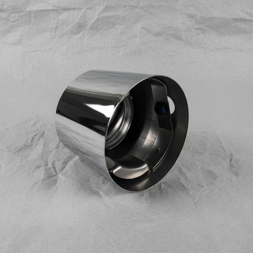 2019-2021 Acura RDX Exhaust Tail Pipe Finisher Tip Left Genuine OEM - Angle 3 Full View