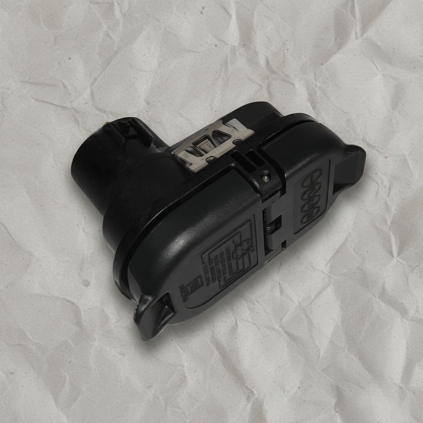 2019-2025 Silverado Sierra Rear Bumper Trailer Plug Receptacle Genuine OEM – Top Detail