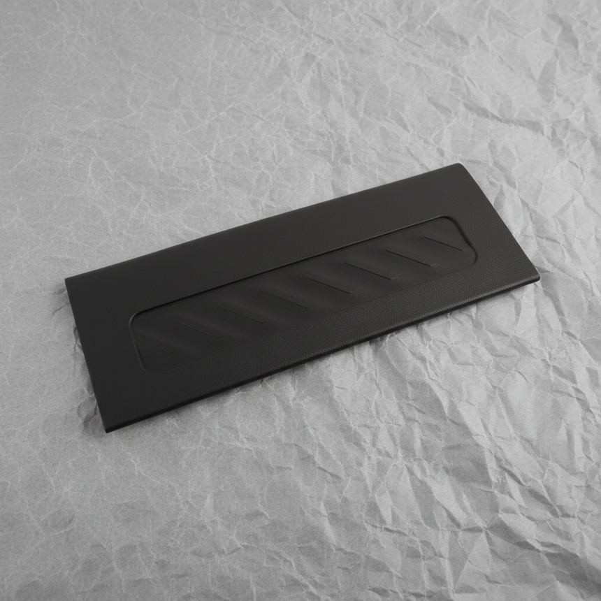 2019-2025 Silverado Sierra OEM Black Crew Cab Driver Side Rear Sill Plate - Full View