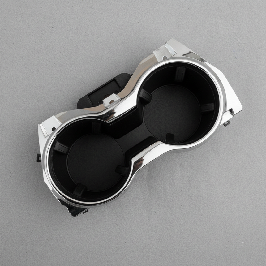 2015-2023 Ford Mustang Genuine OEM Cup Holder With Ambient Light - Top Detail
